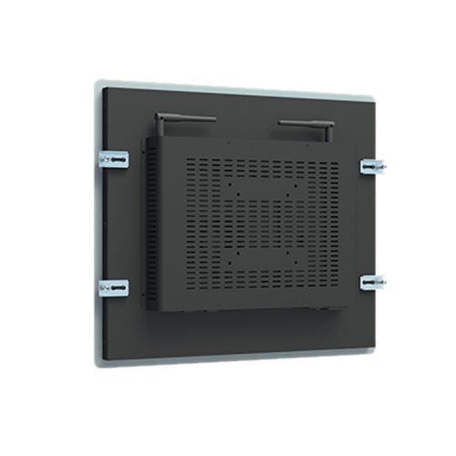 19寸工業(yè)工控顯示器IP65防水防塵電容觸摸嵌入全封閉工控一體機(jī)